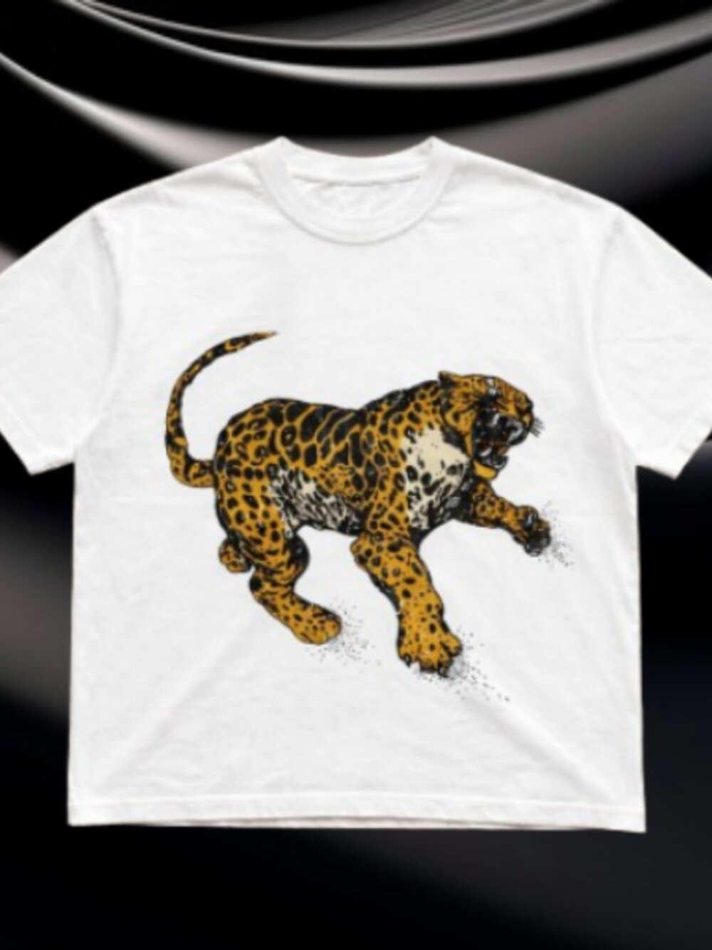 Inspired Jaguar Shirt Retro Nature Graphic Tee Trendy Animal T Shirt